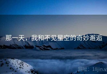 那一天，我和不见星空的奇妙邂逅