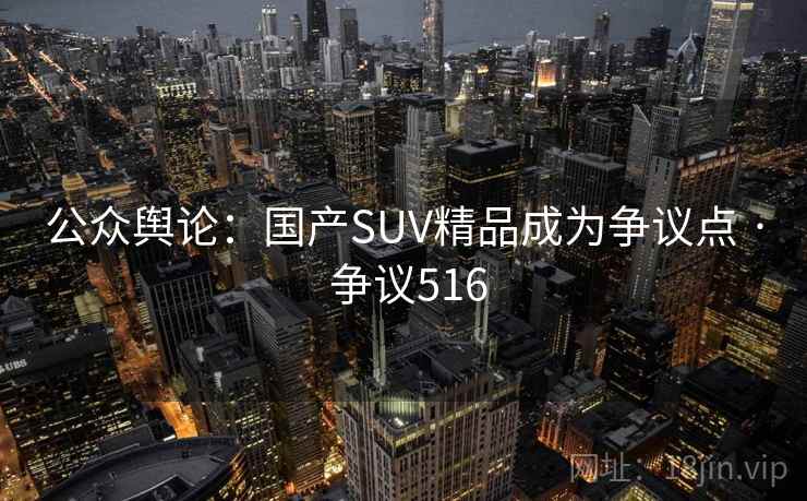 公众舆论：国产SUV精品成为争议点 · 争议516